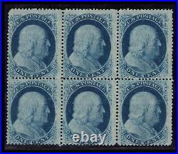 Momen Us #24 Block Of 6 Pos. 4-6l10 Rel A 14-16l10 Rel B Mint Og 1nh Lot #87138