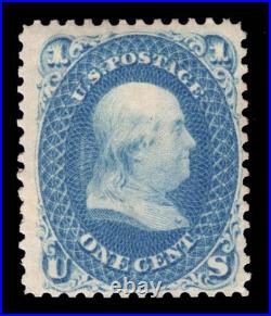 Momen Us Stamps #102 Re-issue Mint Og H Lot #95377