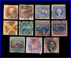 Momen Us Stamps #112-122 Complete Pictorial Set Used Lot #93510