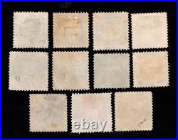 Momen Us Stamps #112-122 Complete Pictorial Set Used Lot #93510