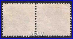 Momen Us Stamps #113 Pair Black Cork Cancel Used Vf/xf Lot #79066