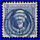 Momen Us Stamps #115 Blue Target Used Vf+ Pf Cert Lot #96811