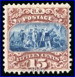 Momen Us Stamps #118 Mint Og H Cert Lot #80222-4