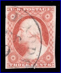 Momen Us Stamps #11 Used Pos 44r4 Pse Graded Cert Xf-90 Lot #94667