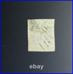 Momen Us Stamps #11x1 St Louis Bear Black On Greenish Used Pf Cert Lot #93970-3