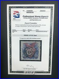 Momen Us Stamps #121 Used Pf Graded Cert Xf-90 Xq Lot #70012-13