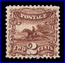 Momen Us Stamps #124 Mint Og H Vf+ Pf Cert Lot #94753