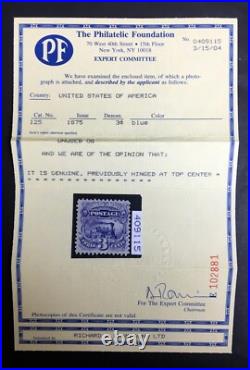 Momen Us Stamps #125 Mint Og Lh Pse & Pf Certs Lot #91805