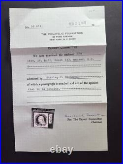 Momen Us Stamps #133 Mint Og Lh Pf Graded Cert Xf-sup 95 Lot #84609-43