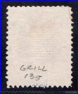 Momen Us Stamps #135 Grilled Used Xf Lot #83028