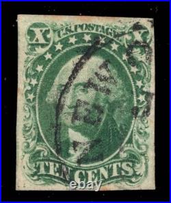 Momen Us Stamps #13 Imperf Used Lot #95154 Momen Us Stamps #13 Imperf Used Lot #95154