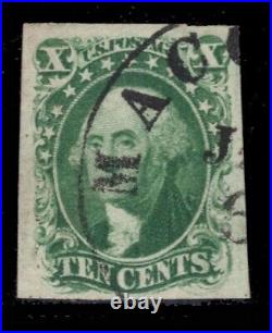 Momen Us Stamps #13 Imperf Used Vf+ Lot #82703