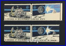 Momen Us Stamps #1434-1435 Var. Major Color Error Mint Og Nh Lot #70808