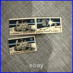 Momen Us Stamps #1434-1435 Var. Major Color Error Mint Og Nh Lot #70808