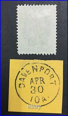 Momen Us Stamps #147 Used Xf-sup Aps Cert Lot #75304-2