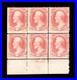 Momen Us Stamps #148 Intact Plate Block Of 6 Unused Lot #94960