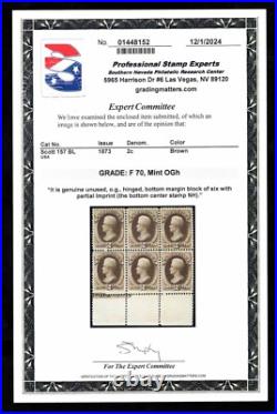 Momen Us Stamps #157 Mint Og Nh Vf Pse & Pf Certs Lot #93255