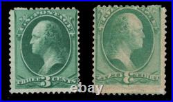 Momen Us Stamps #158 Var. Offset Mint Og Nh Lot #81448