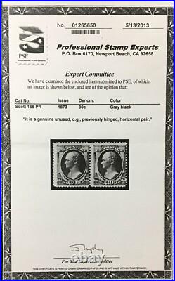 Momen Us Stamps #165 Mint Og Vlh Pf Cert Lot #94106