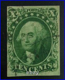 Momen Us Stamps #16 Imperf Used Lot #74084