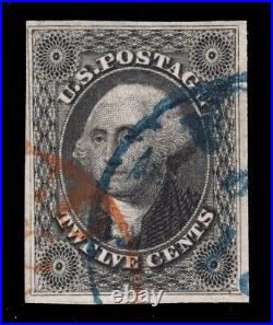 Momen Us Stamps #17 Blue & Orange Used Xf Pf Cert Ex. Wade Saadi Lot #94070