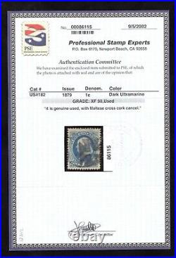 Momen Us Stamps #182 Used Pse Graded Cert Xf-90 Lot #77459