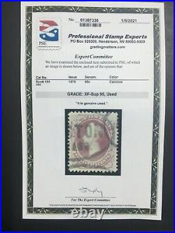 Momen Us Stamps #191 Used Pse Graded Cert Xf-sup 95 Lot #72047