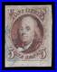 Momen Us Stamps #1 Bottom Margin Imperf Used Pf Cert Lot #94084