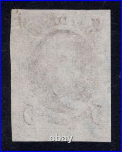 Momen Us Stamps #1 Bottom Margin Imperf Used Pf Cert Lot #94084
