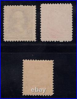 Momen Us Stamps #220-222 Mint Og Nh Lot #85239