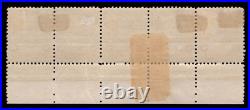 Momen Us Stamps #225 Plate Imprint Strip Of 5 Mint Og H Lot #93034
