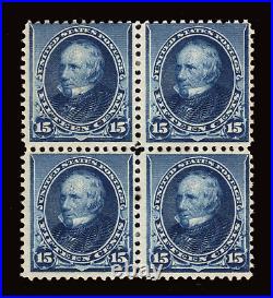 Momen Us Stamps #227 Intact Block Of 4 Mint Og H Lot #91283