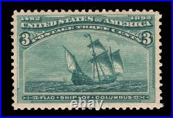 Momen Us Stamps #232 Mint Og Nh Vf+ Pse Cert Lot #94641
