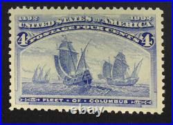 Momen Us Stamps #233 Mint Og Nh Pf Graded Cert Vf/xf-85 Lot #76381