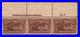 Momen Us Stamps #234 Intact Plate Imprint Strip Of 3 Mint Og Nh Lot #87117