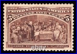 Momen Us Stamps #234 Mint Og Nh Vf/xf Pf Cert Lot #95796