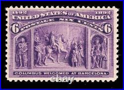 Momen Us Stamps #235 Deep Rich Color Mint Og Nh Vf Lot #92329