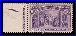 Momen Us Stamps #235 Mint Og Nh Pse Graded Cert Vf-80 Lot #86099