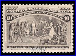 Momen Us Stamps #237 Mint Og Nh Vf Pf Cert Lot #89699