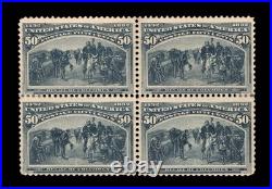 Momen Us Stamps #240 Intact Block Of 4 Mint Og H Lot #95364