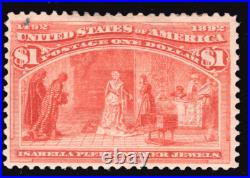 Momen Us Stamps #241 Mint Og H Pf Cert Lot #79396