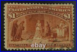 Momen Us Stamps #241 Used Lot #74001