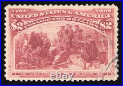 Momen Us Stamps #242 Used Vf/xf Lot #79416