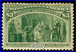 Momen Us Stamps #243 Mint Og H