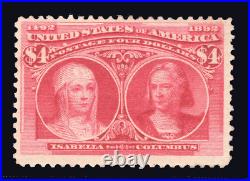 Momen Us Stamps #244 Mint Og H Lot #79988