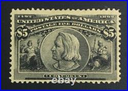 Momen Us Stamps #245 Mint Og H Lot #74334