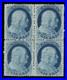 Momen Us Stamps #24 Block Unused Vf Pf Cert Lot #84015