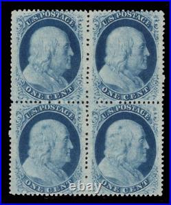 Momen Us Stamps #24 Block Unused Vf Pf Cert Lot #84015