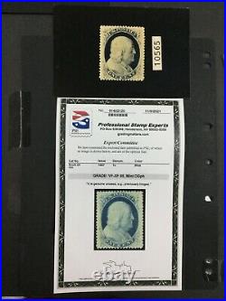 Momen Us Stamps #24 Mint Og Lh Pse Graded Cert Vf/xf-85 Lot #74455