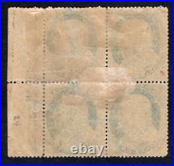 Momen Us Stamps #24 Plate Imprint Block Of 4 Mint Og H Lot #92790
